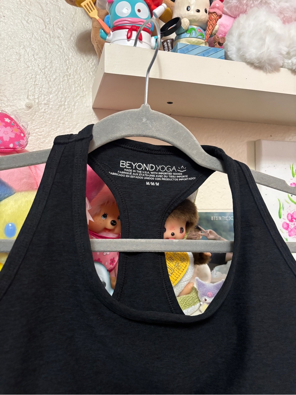 Beyond yoga, black racer back , tank top size medium - Picture 2 of 6